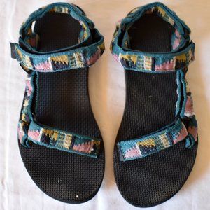 Teva Universal Sandals Tribal/Aztec Pattern Womens 6.5